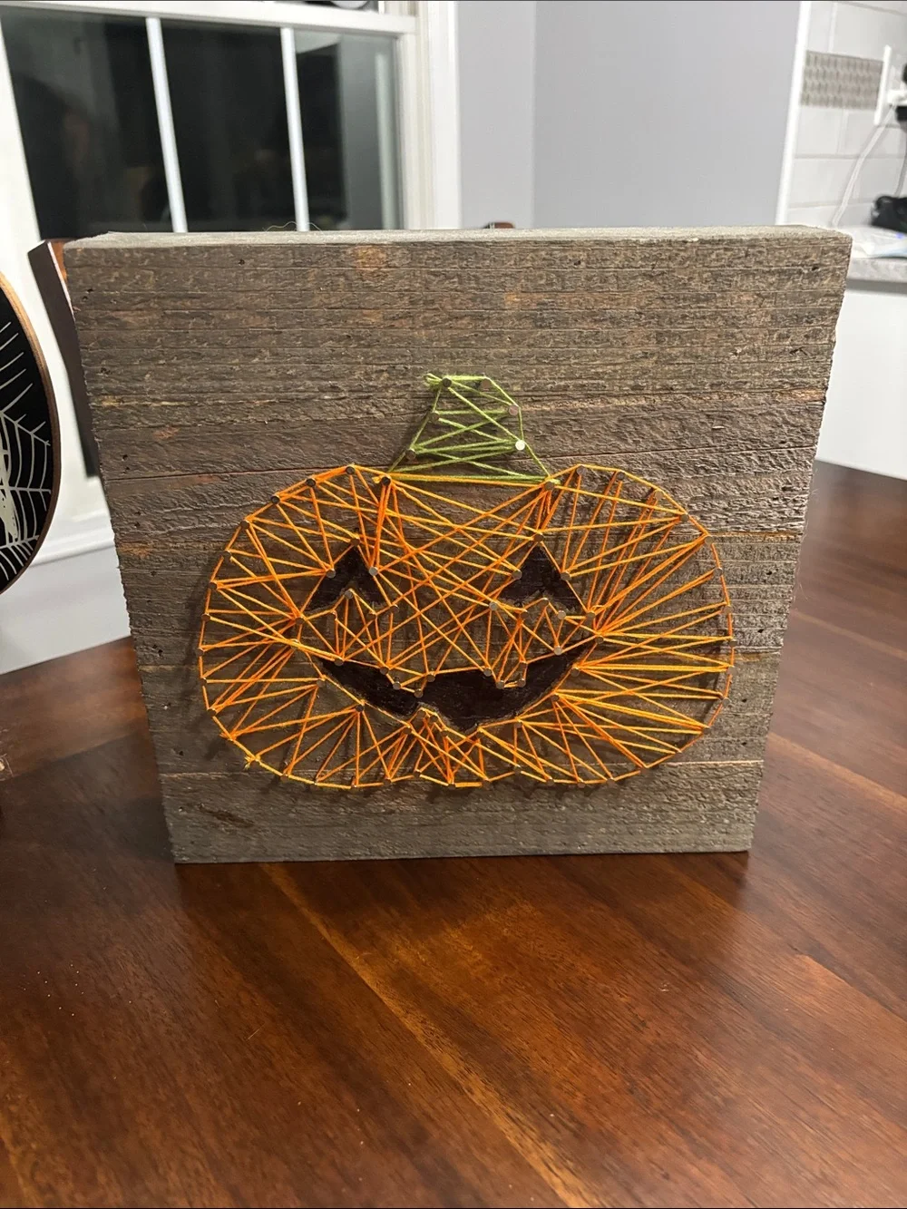 Halloween Pumpkin String Art Wall Decor - Orange